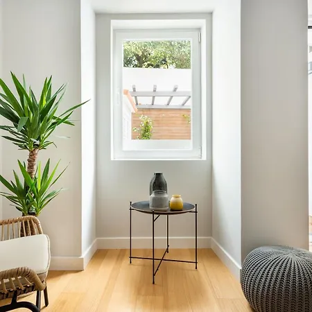 شقة Principe Real Oasis With Private Patio By Nestatlisbon *